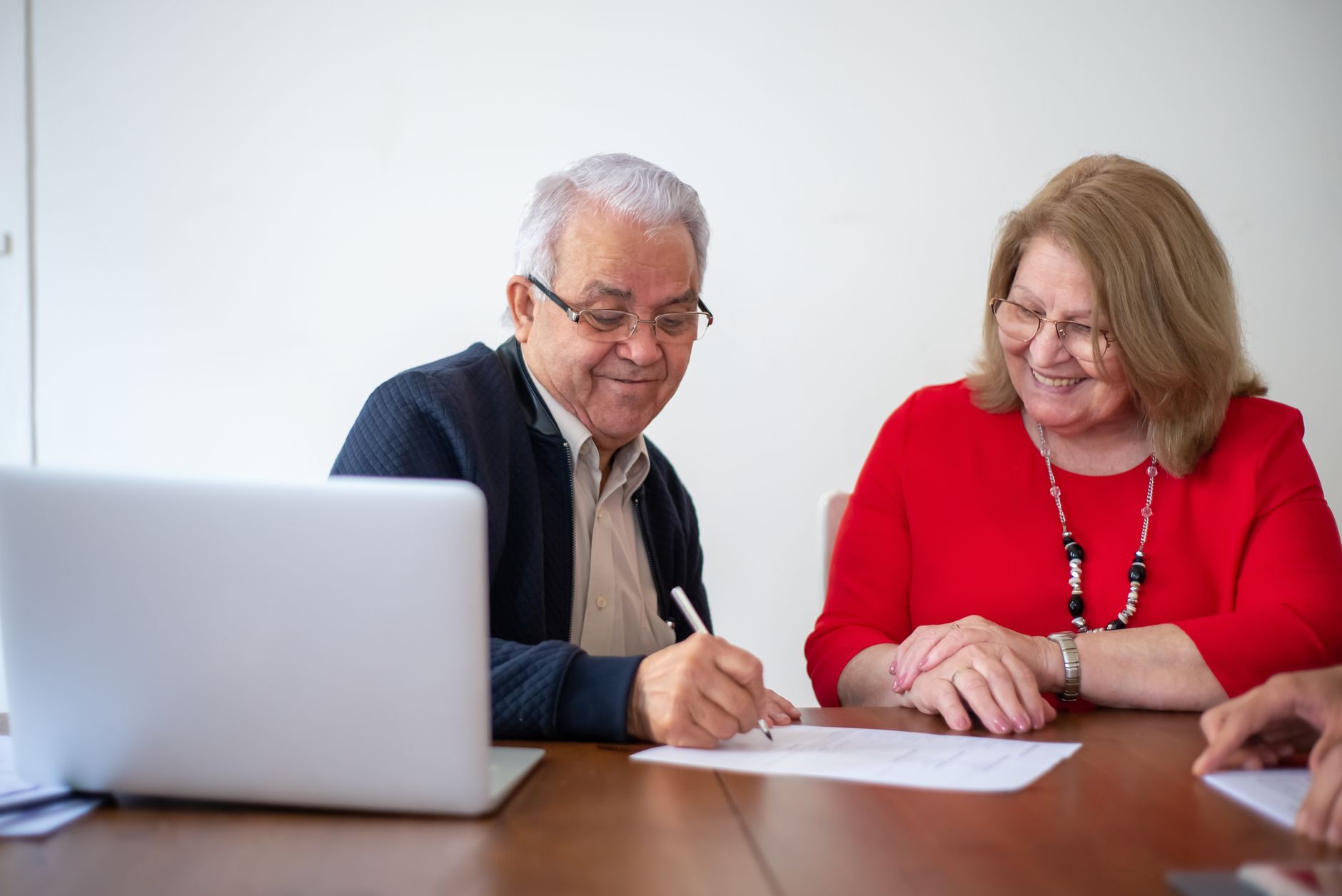 Annuity contract and retirement planning paperwork
